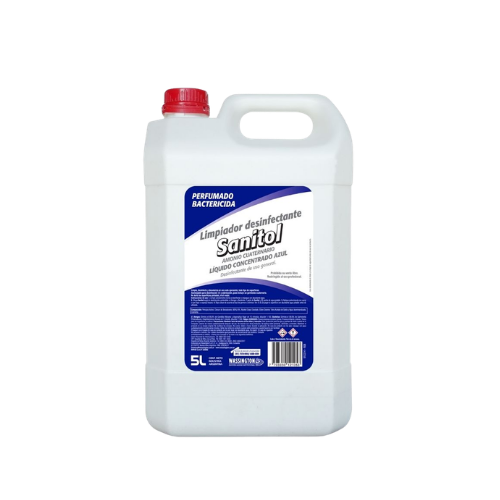 0105103 LIMPIADOR DESINFECTANTE SANITOL AZUL 5Lts - Imagen 1