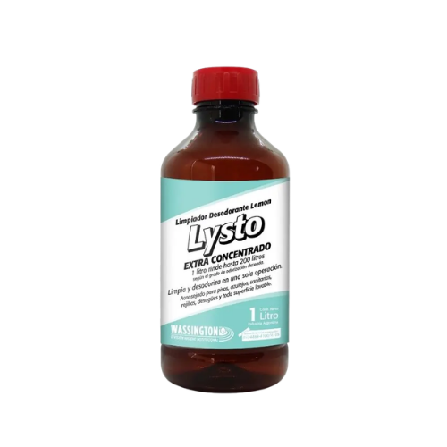 0105114 LYSTO LIMPIADOR DESODORANTE CONCENTRADO AROMA A LEMON 1Lt - Imagen 1