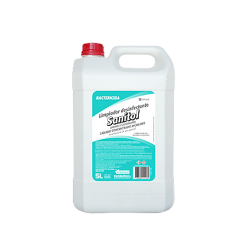 0105145 LIMPIADOR DESINFECTANTE SANITOL INCOLORO 20Lts - Imagen 1