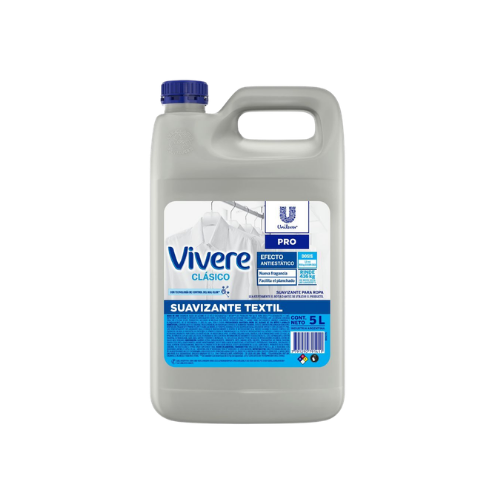 1008101 SUAVIZANTE TEXTIL REGULAR PROFESIONAL 5Lts VIVERE - Imagen 1