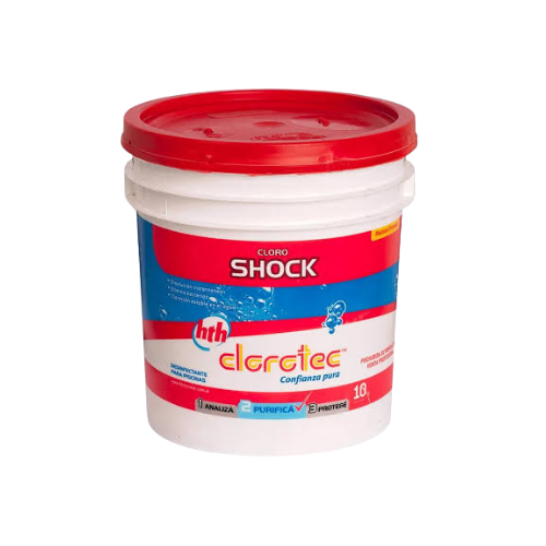 0250012 CLORO SHOCK GRANULADO 10Kg CLOROTEC - Imagen 1