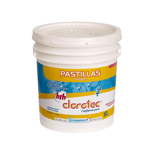 0250018 CLORO EN PASTILLAS DE 200Grs 10Kg CLOROTEC - Imagen 1