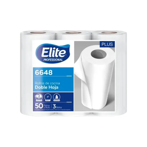 0303107 ROLLO DE COCINA DOBLE HOJA 3 x 10 ELITE - Imagen 1