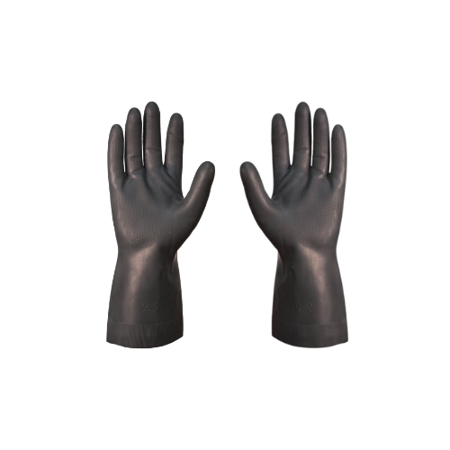 0909106 GUANTES NEGROS PESADO 30Cm - Imagen 1