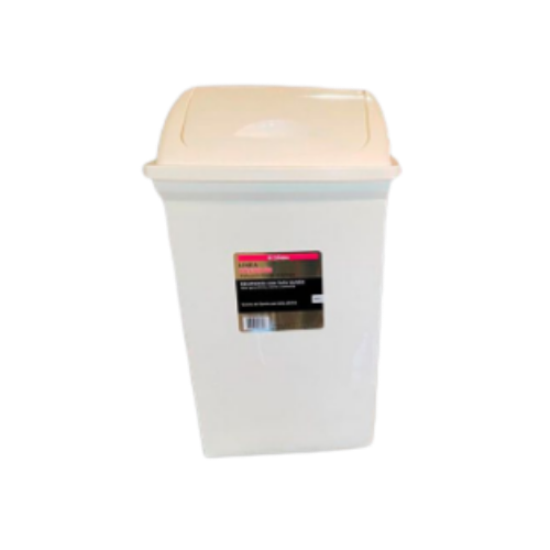 0911459 RECIPIENTE RECTANGULAR CON TAPA VAIVEN PREMIUM 50Lts - Imagen 1