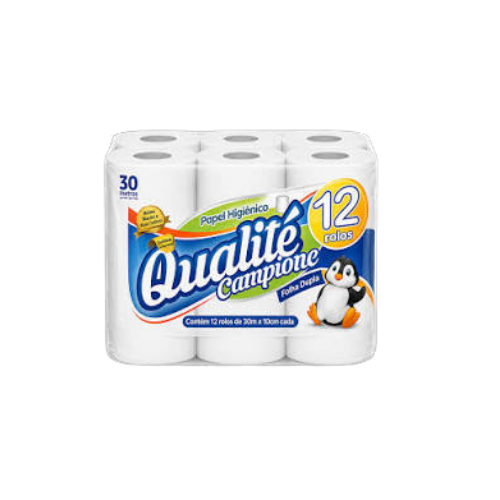 1400109 PAPEL HIGIENICO DOBLE HOJA 30Mts 16x4 QUALITE - Imagen 1