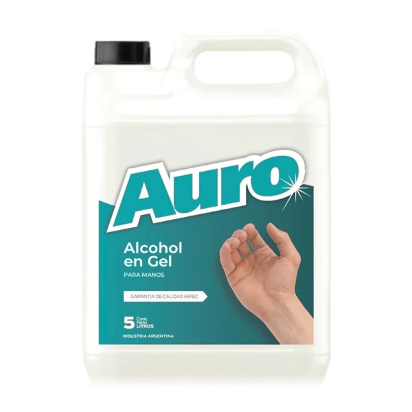 ALCOHOL EN GEL AURO 5Lts AURO