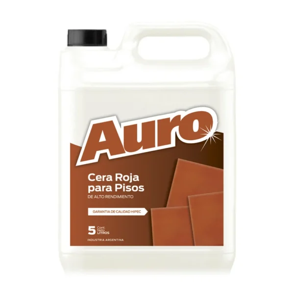 CERA LIQUIDA ROJA 5Lts AURO