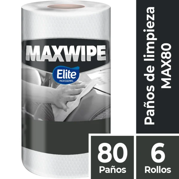ELITE PAÑO MAXWIPE X80 - 6 X 80 PAÑOS (6388)